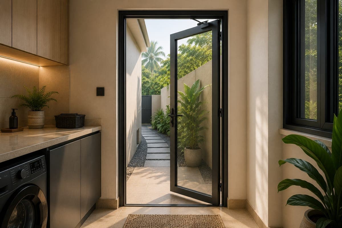 Hinged Glass Door