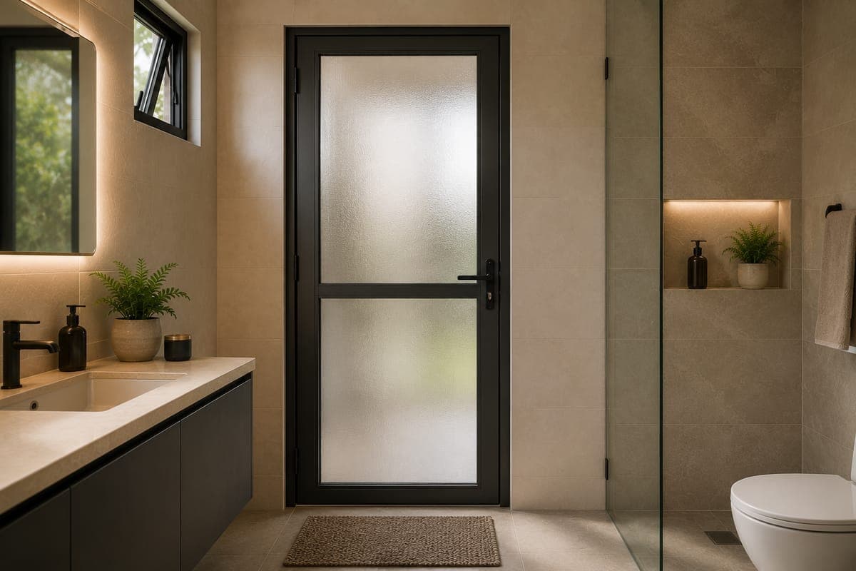 Aluminium Bathroom Door