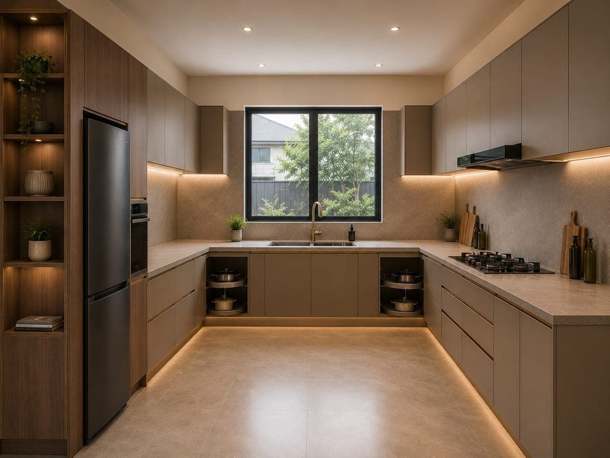 U-Shaped Kitchen