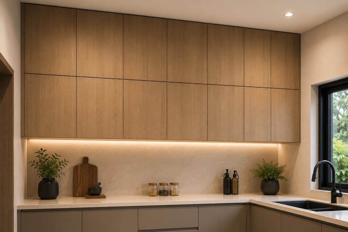 Full-Height Wall Cabinet Run