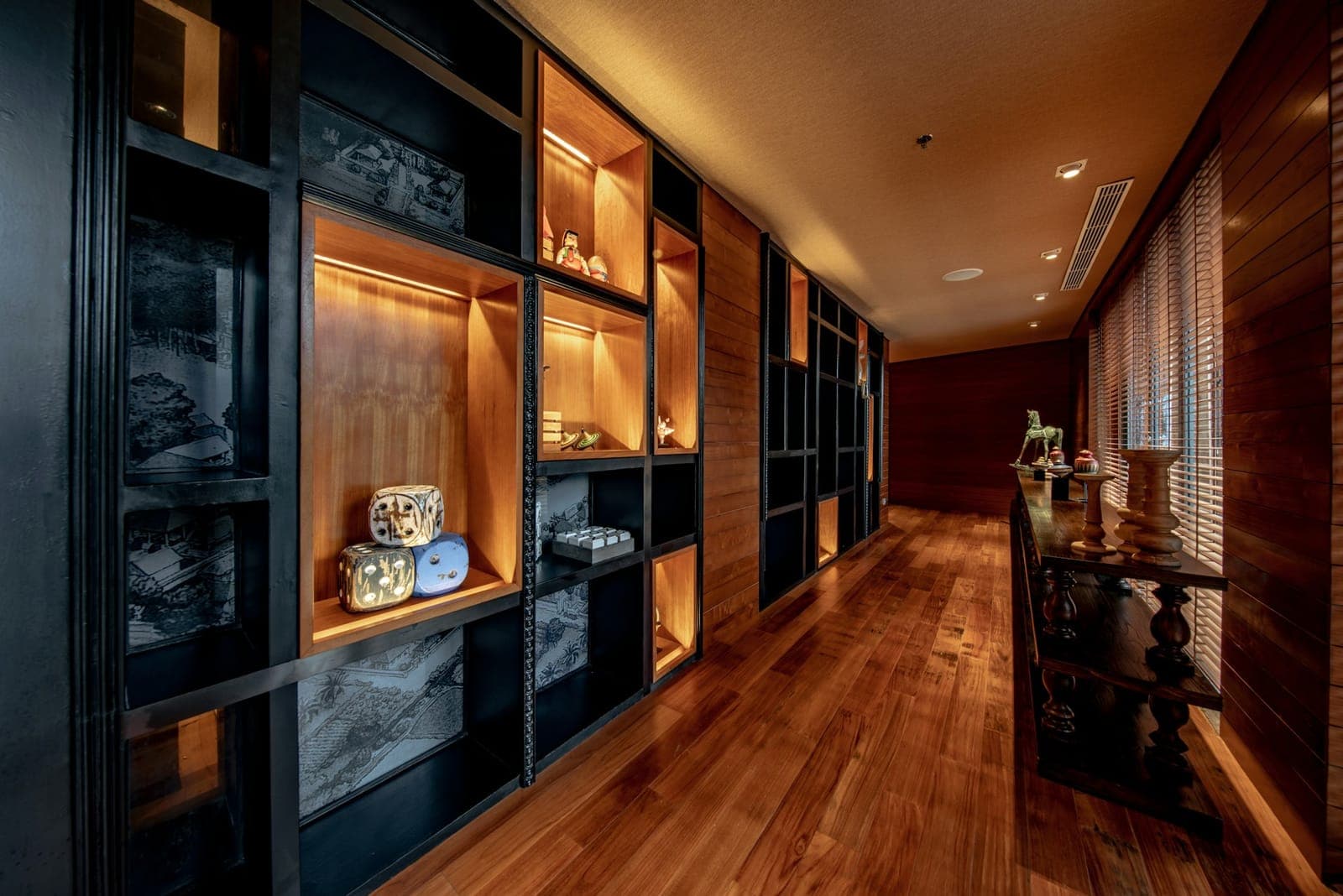 Master-suite sliding wardrobe