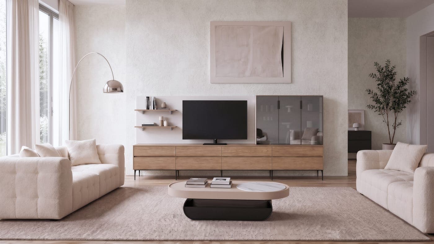 TV & Reading Cabinet - concept render