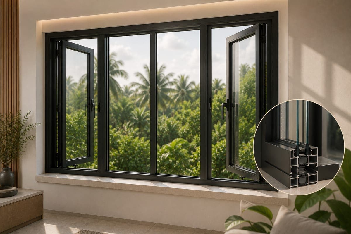 Folding Servery Window