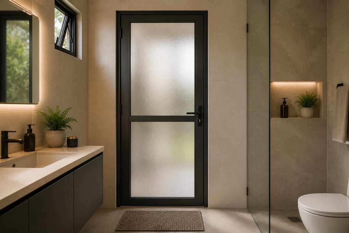 Aluminium Bathroom Door