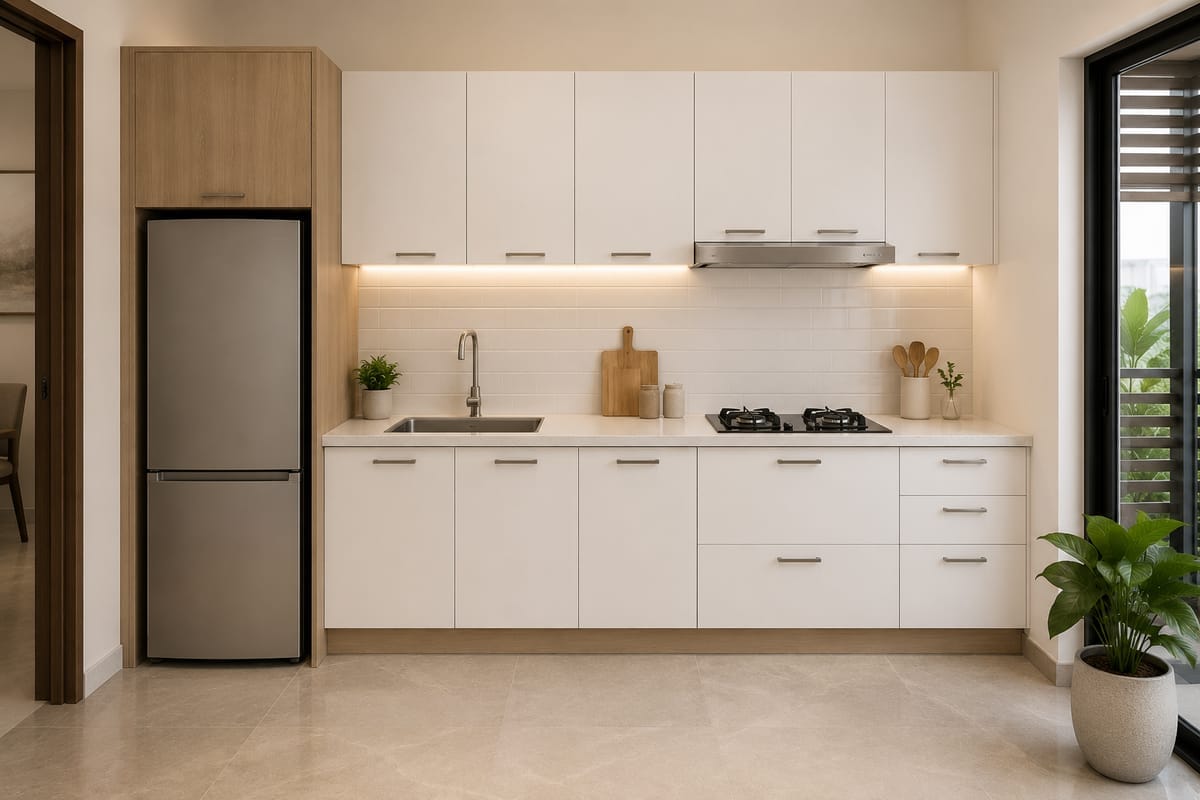Straight Kitchen