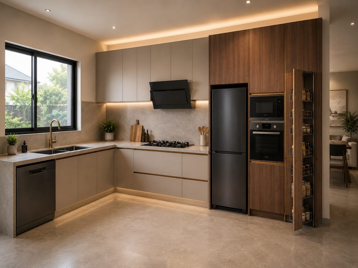 L-Shaped Kitchen