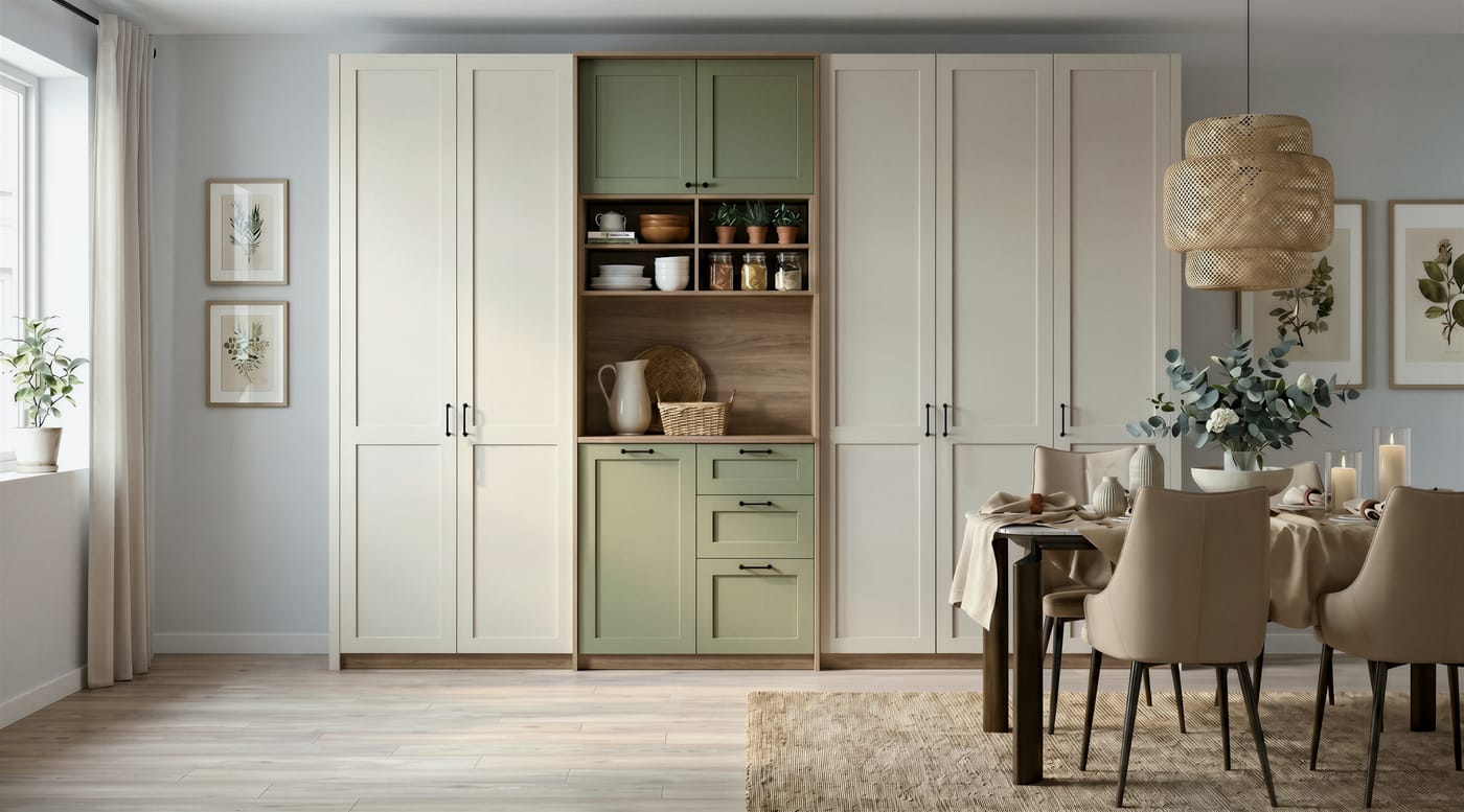 Dining & sideboards — ALUMAX cabinet render