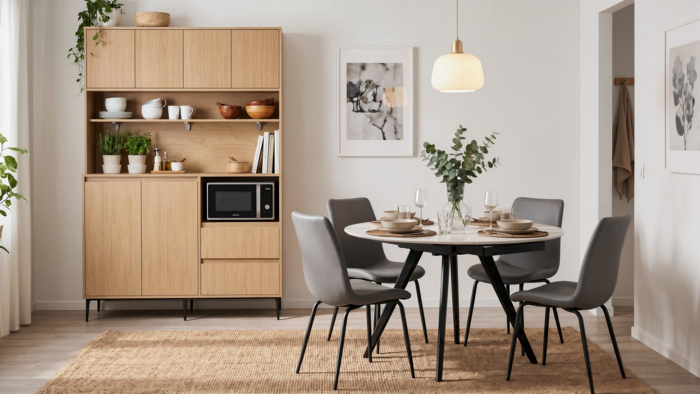 Dining & sideboards — ALUMAX cabinet render