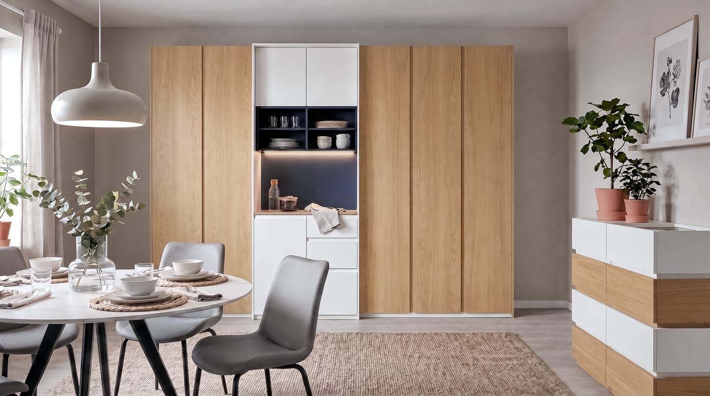 Dining & sideboards — ALUMAX cabinet render