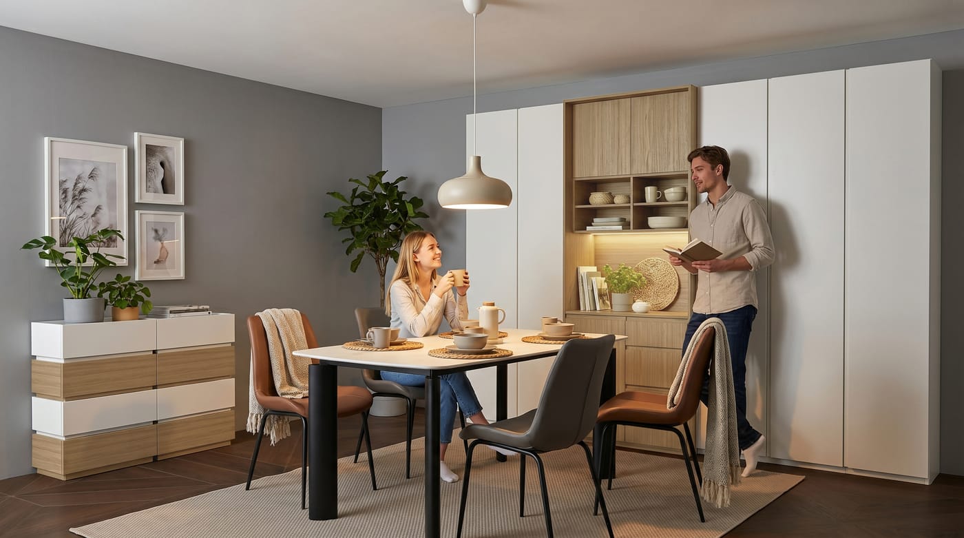 Dining & sideboards — ALUMAX cabinet render