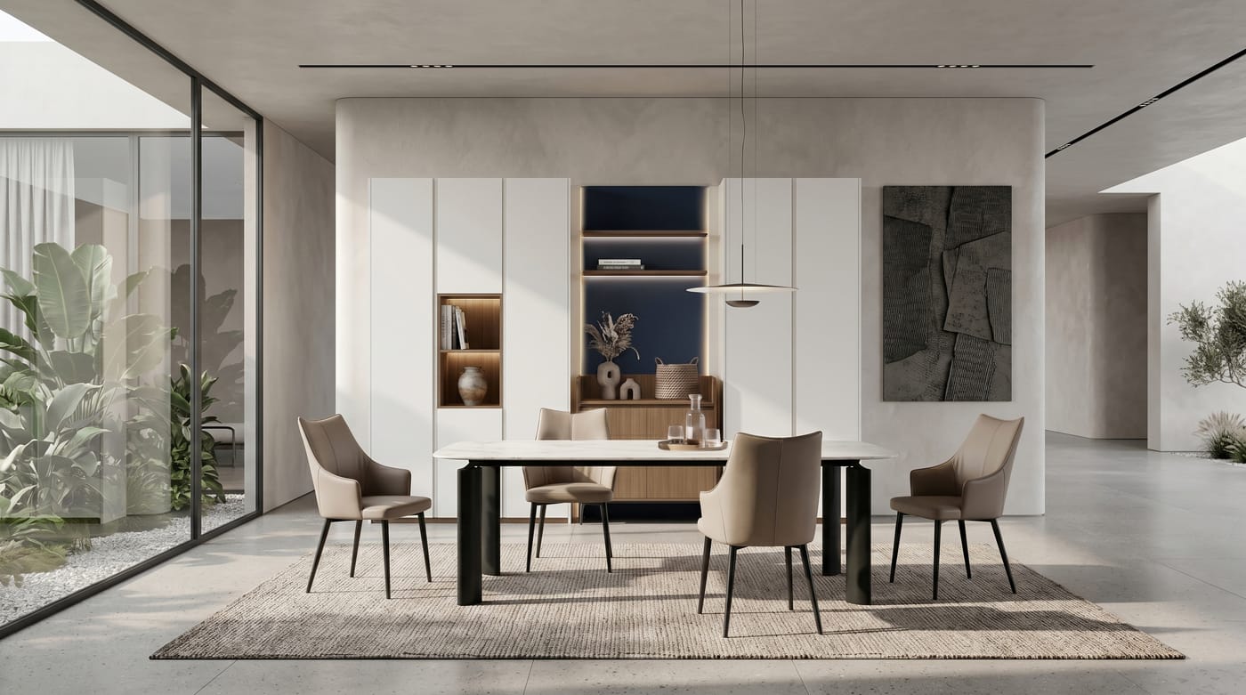 Dining & sideboards — ALUMAX cabinet render