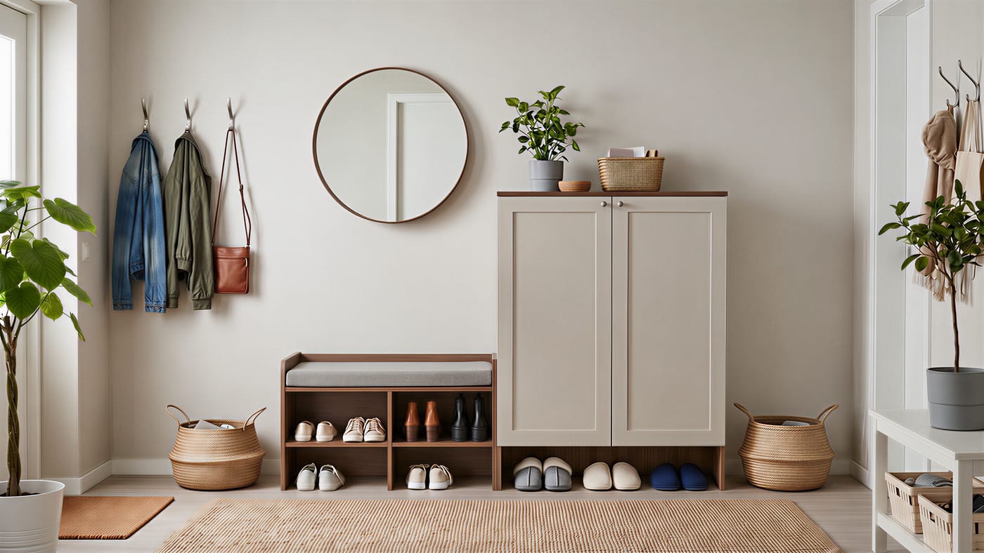 Entryway — ALUMAX cabinet render
