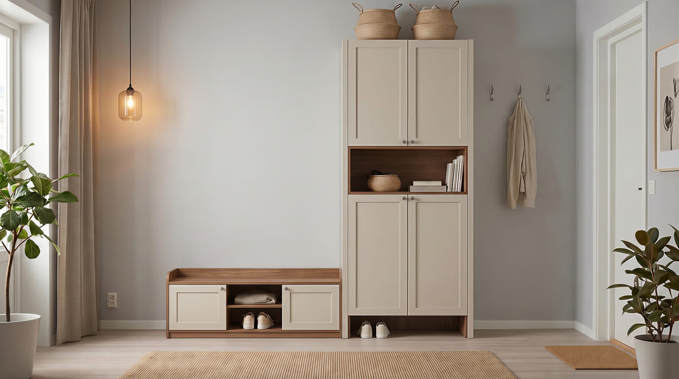 Entryway — ALUMAX cabinet render