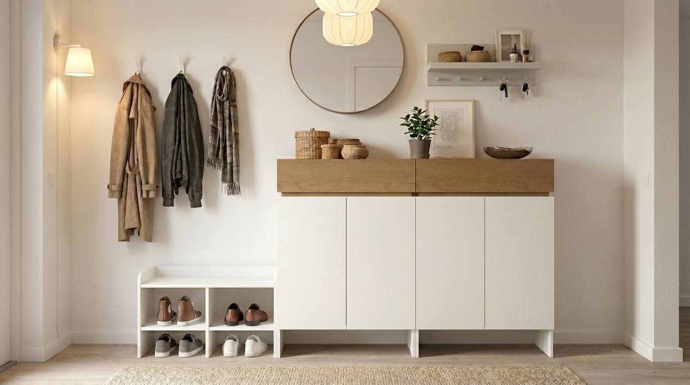 Entryway — ALUMAX cabinet render