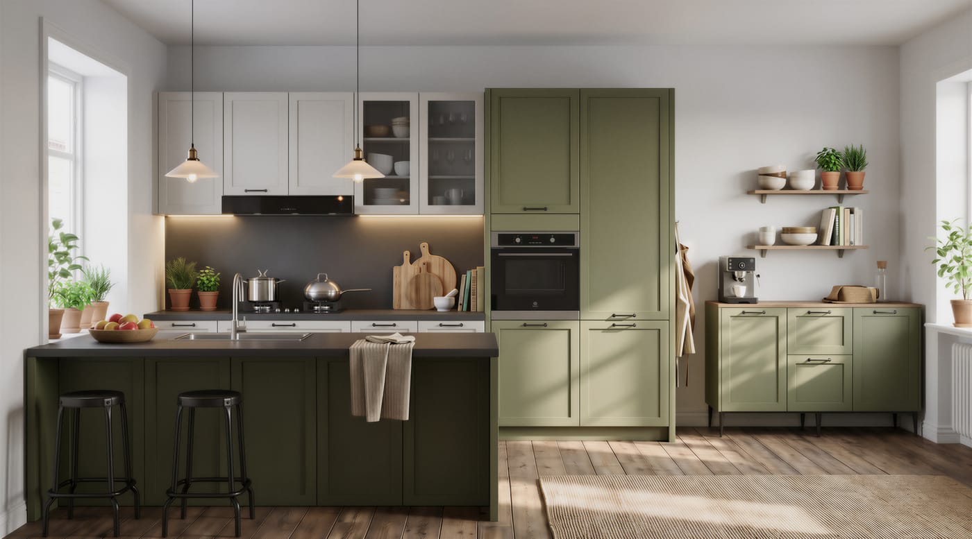 Kitchens — ALUMAX cabinet render