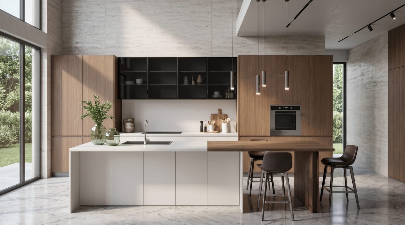 Kitchens — ALUMAX cabinet render