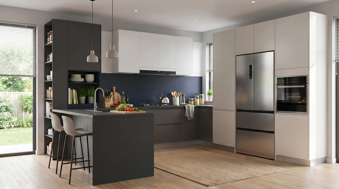 Kitchens — ALUMAX cabinet render