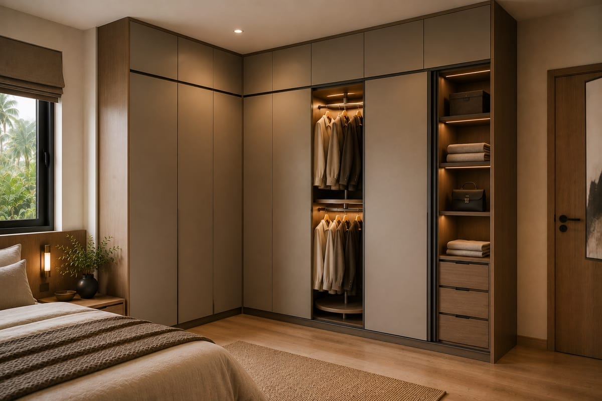 Corner Wardrobe
